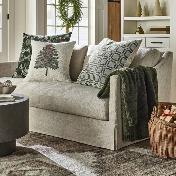 Woven Tree Throw Pillow - Threshold Studio McGee, Target Christmas 2023 - Picture 2 of 5